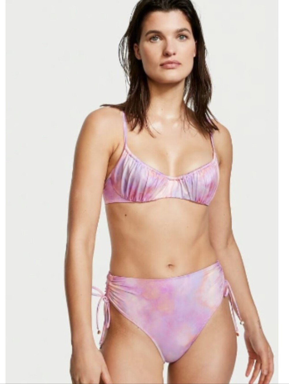 (NWT) Victoria's Secret Pastel Tie-Dye Bikini Top